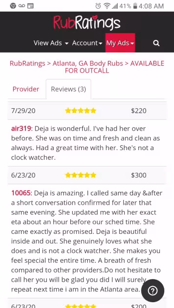 Massage Deja in Atlanta, GA
